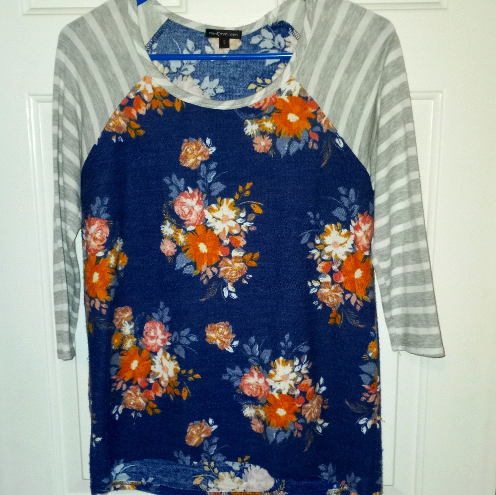 MMM Floral quarter length casual shirt